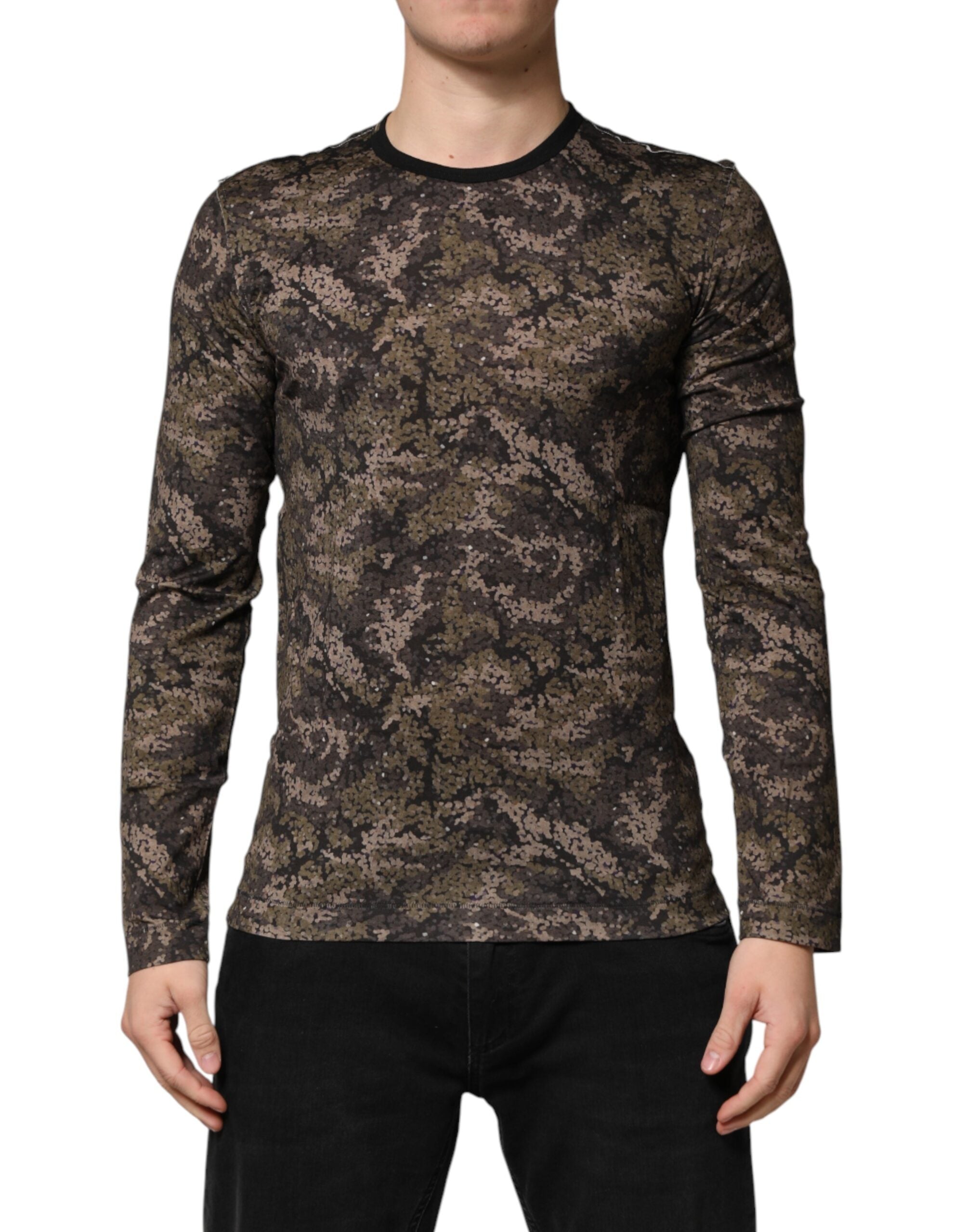 Multicolor Camouflage Long Sleeves T-shirt - ventzia