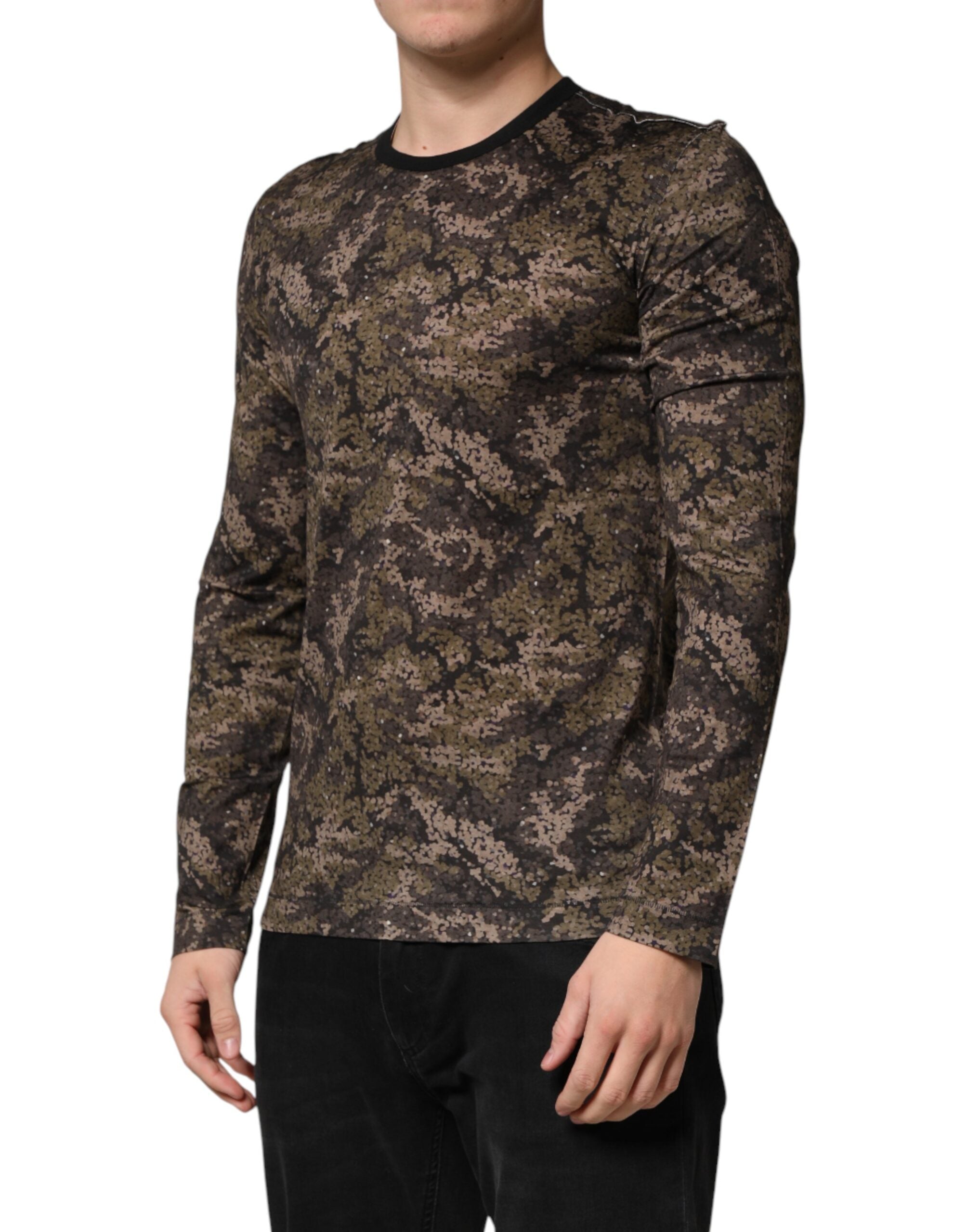 Multicolor Camouflage Long Sleeves T-shirt - ventzia
