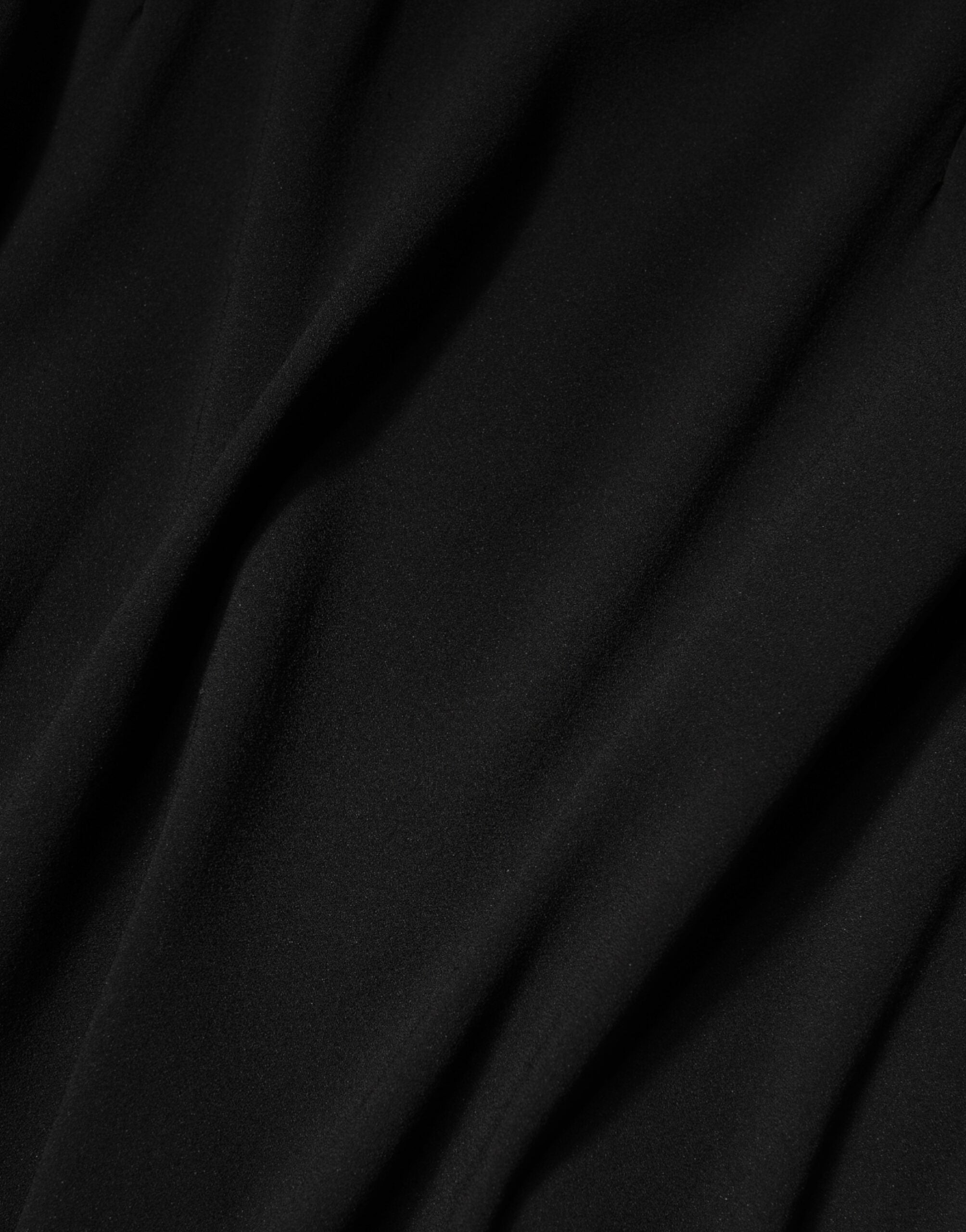 Black Square Neck Sleeveless Midi Dress - ventzia
