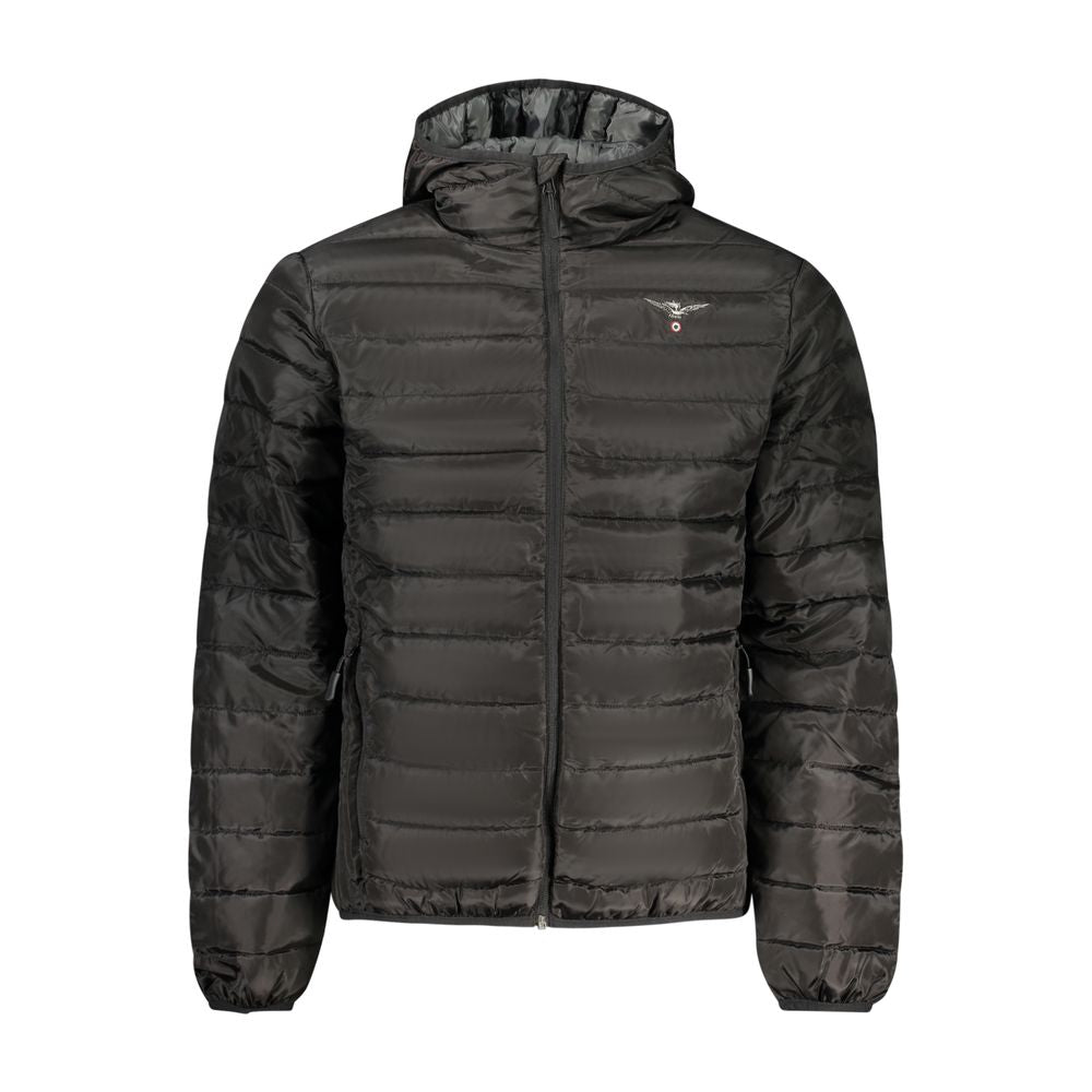 Nero Polyester Men's Jacket - ventzia