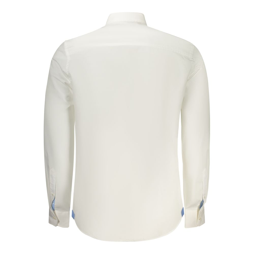 White Cotton Men's Shirt - ventzia
