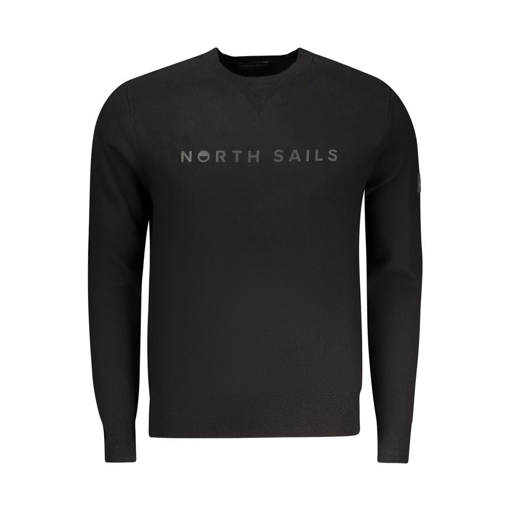 Black Viscosa Men Sweater - ventzia