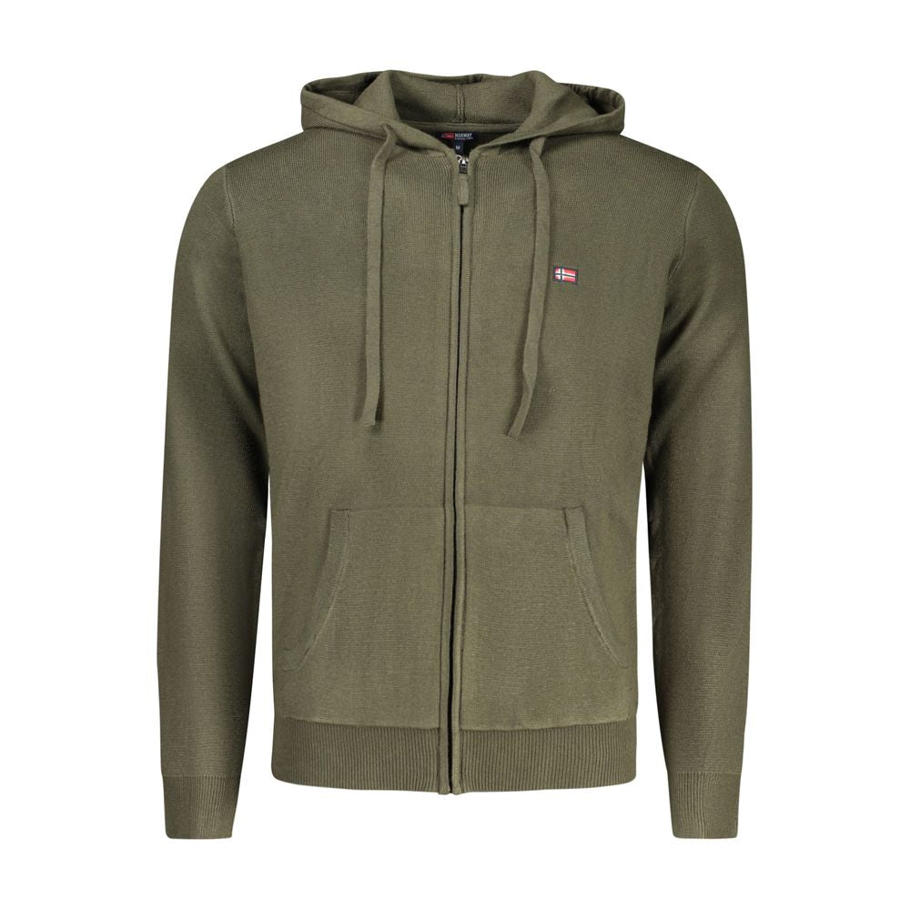Verde Poliammide Men Cardigan - ventzia