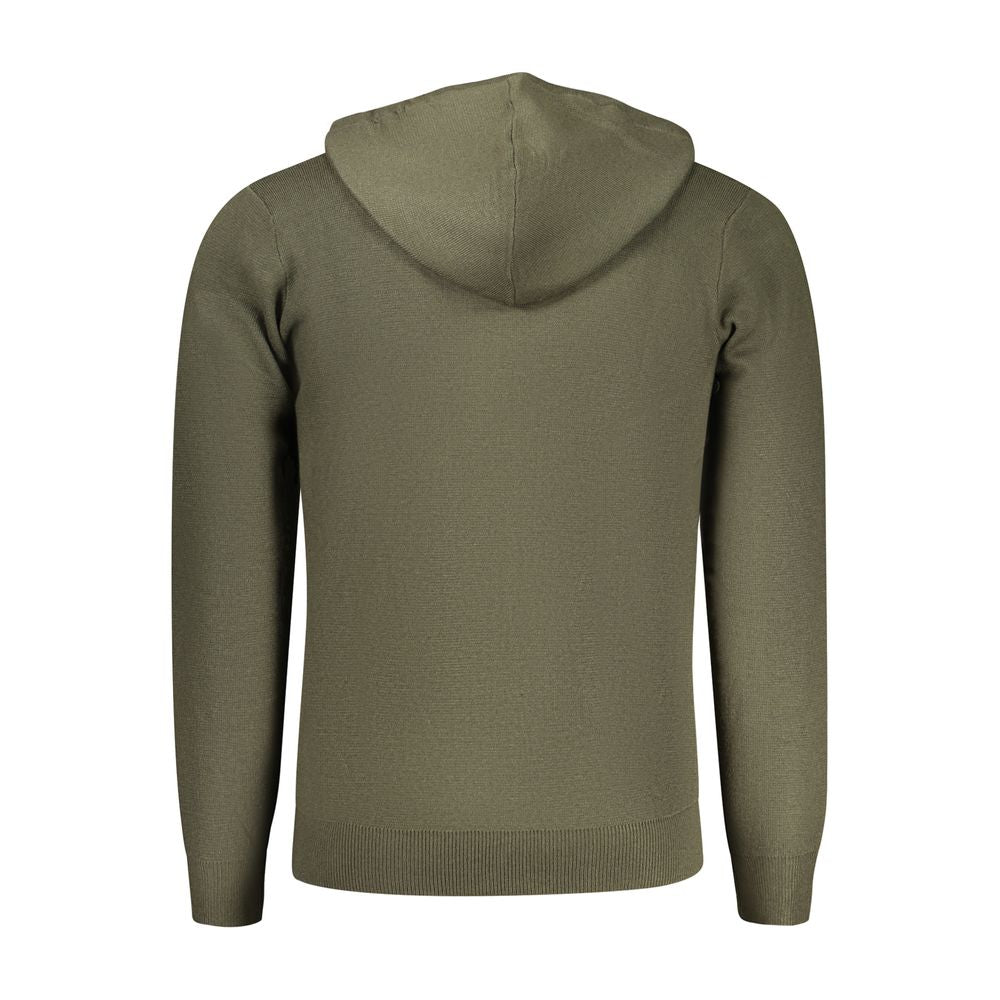 Verde Poliammide Men Cardigan - ventzia