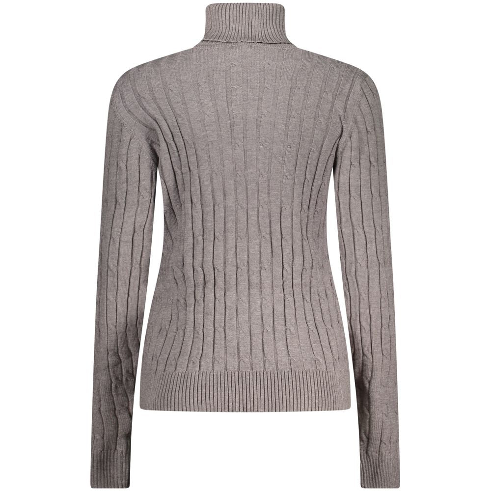 Grey Viscosa Women Sweater - ventzia