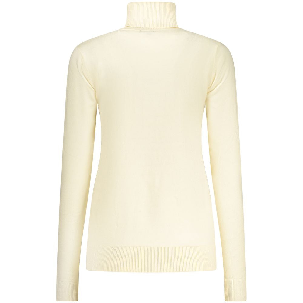Bianco Viscosa Donna Maglia - ventzia