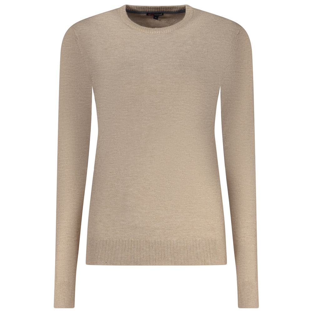Beige Viscose Women Sweater - ventzia