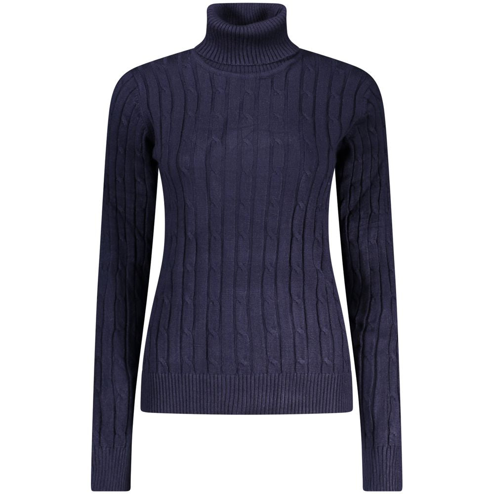 Blu Viscosa Donna Maglia - ventzia