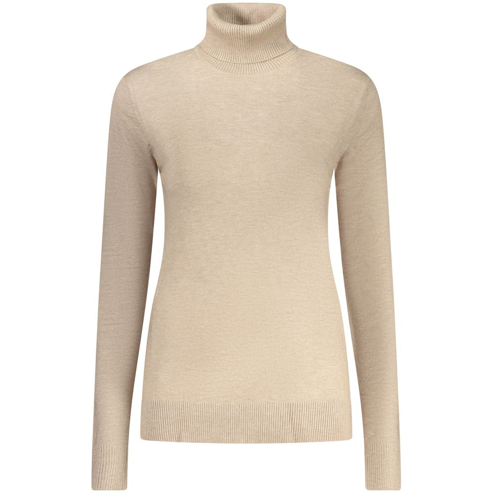 Beige Viscosa Women Sweater - ventzia