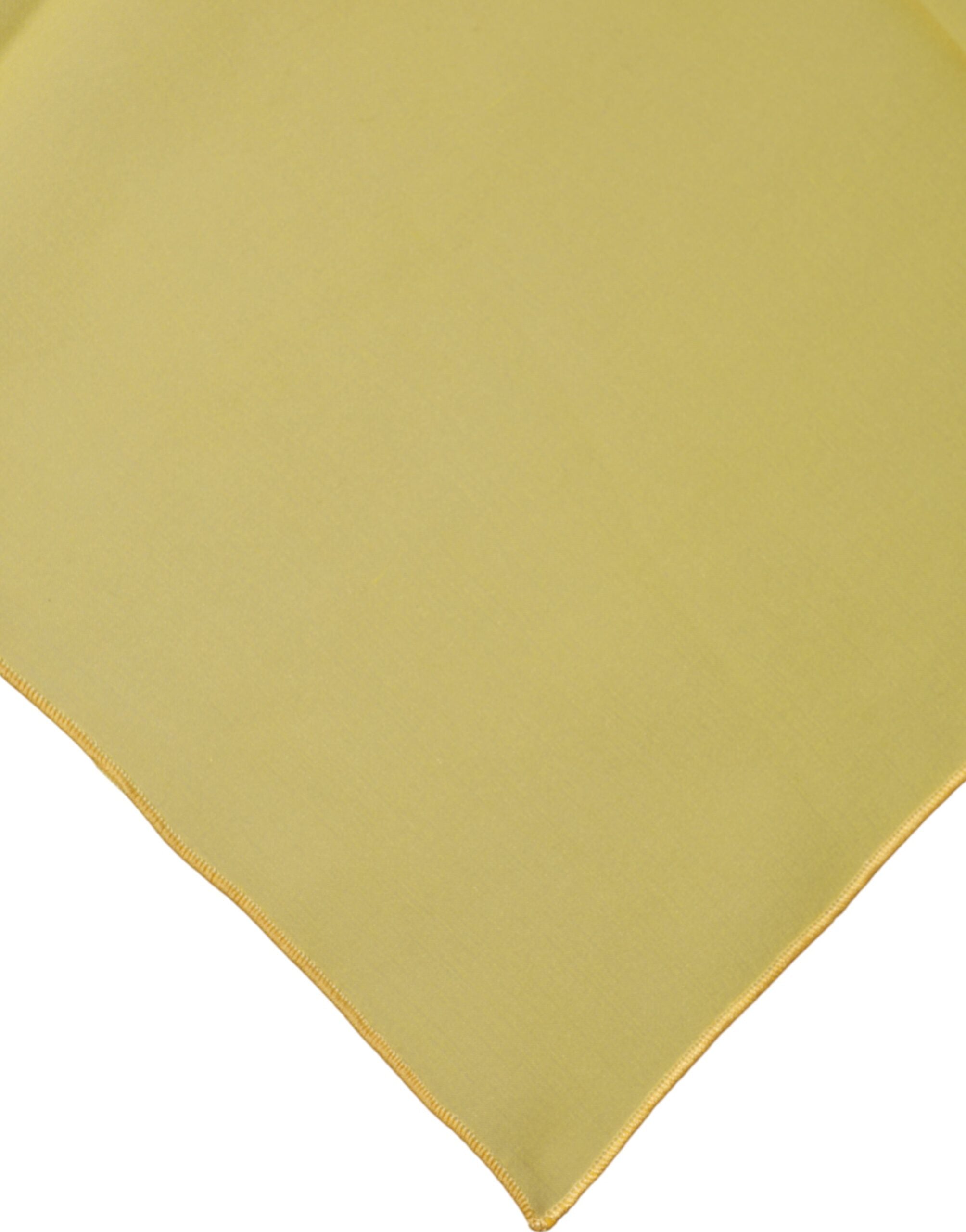 Yellow Silk Neck Wrap Square Foulard Scarf - ventzia