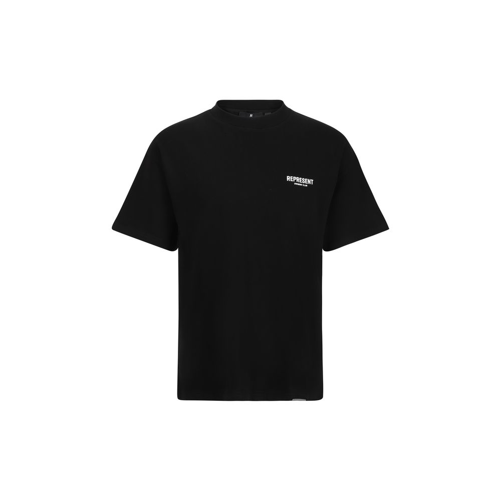 Black Cotton T-Shirt - ventzia