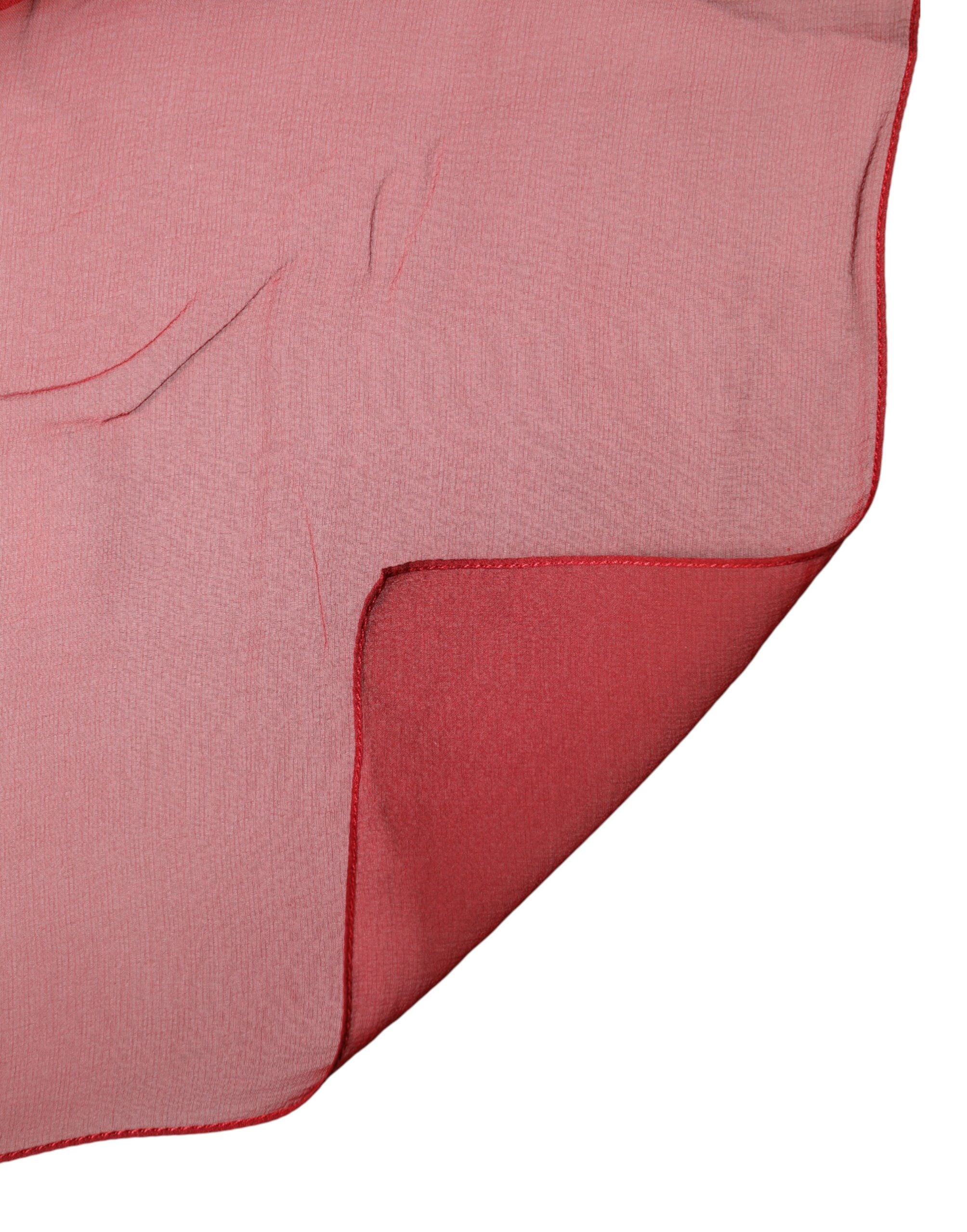 Red Stole Silk Neck Wrap Shawl Men Scarf - ventzia