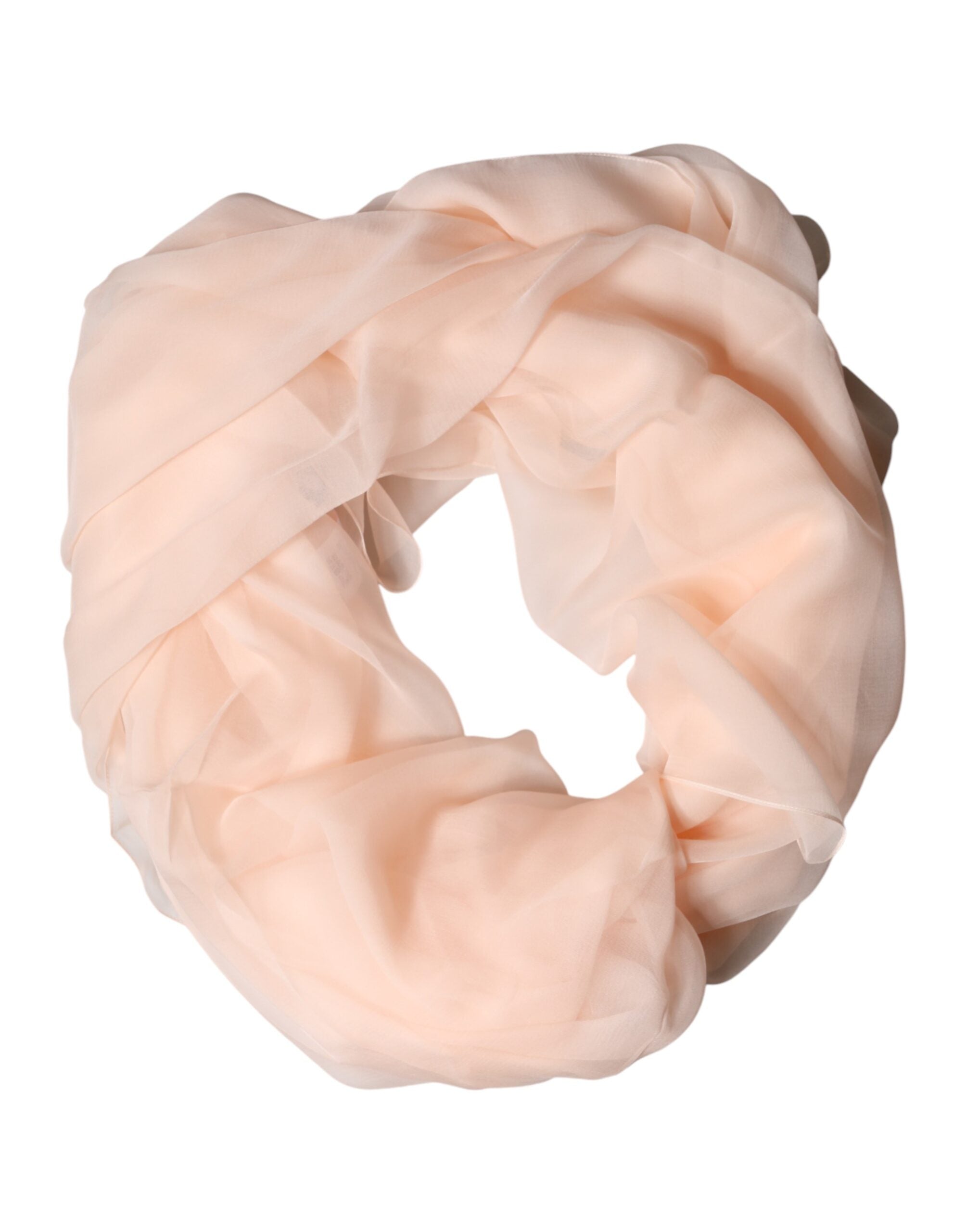 Light Pink Stole Silk Neck Wrap Shawl  Scarf - ventzia