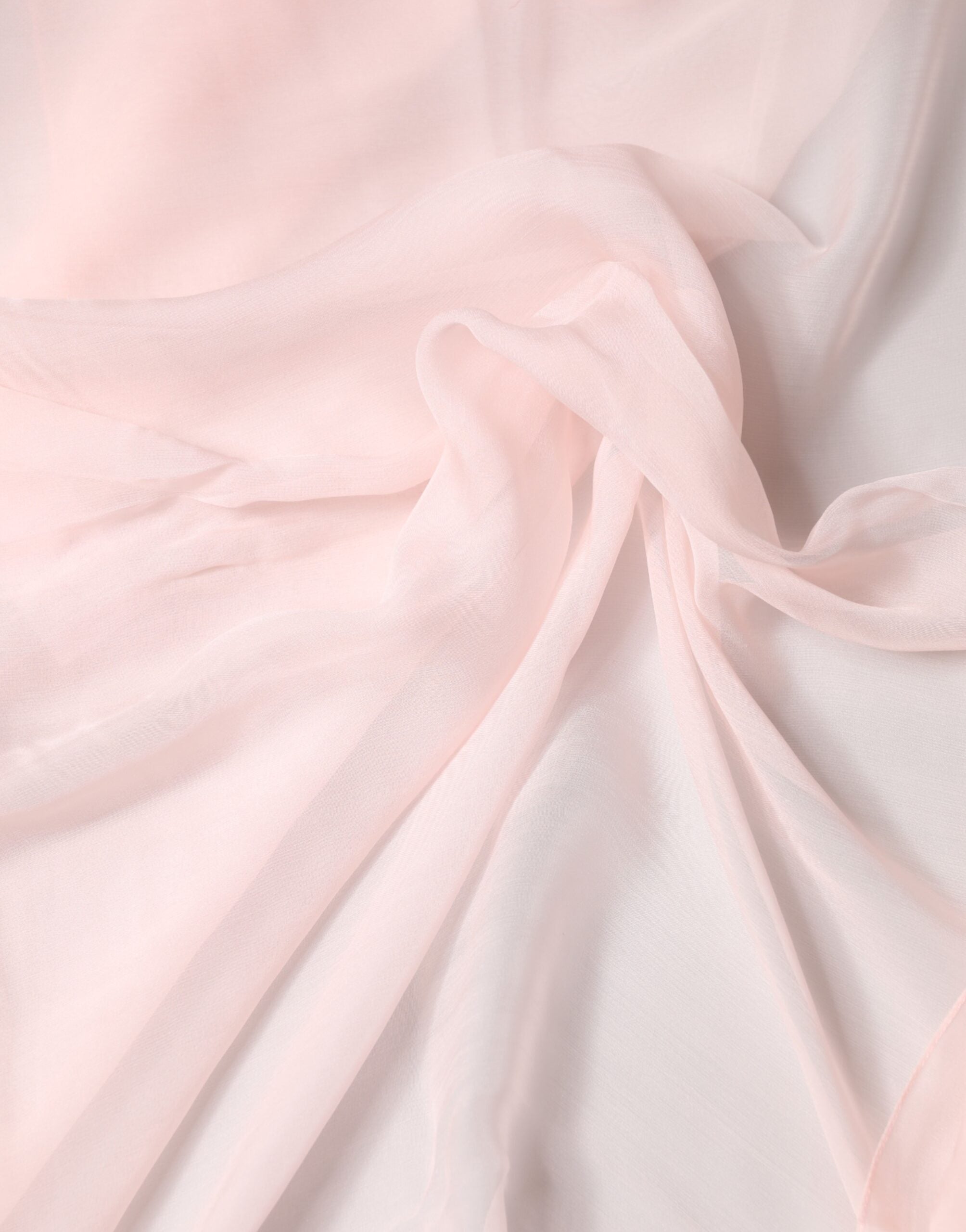Light Pink Stole Silk Neck Wrap Shawl  Scarf - ventzia