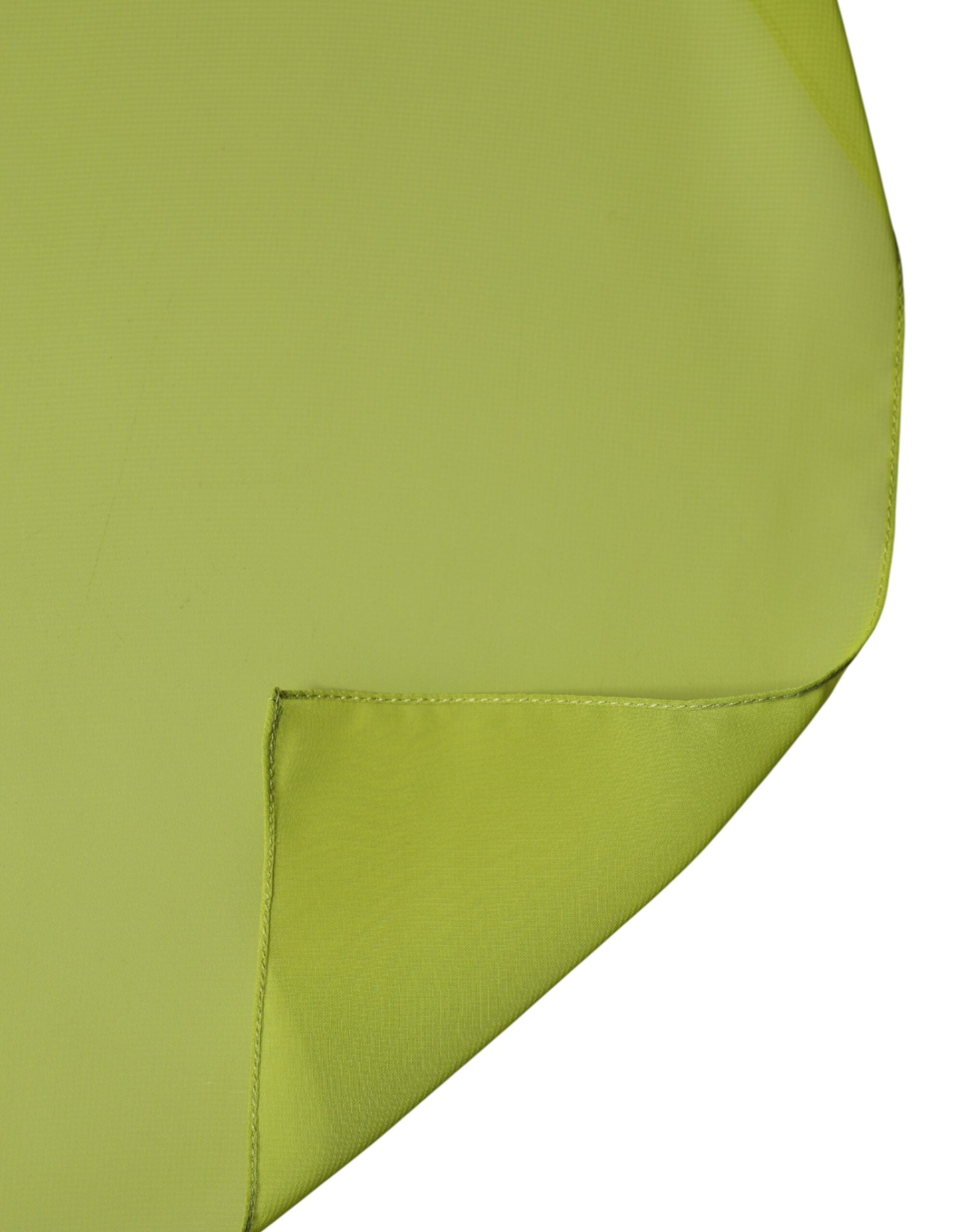 Green Polyester Stole Neck Wrap Shawl  Scarf - ventzia