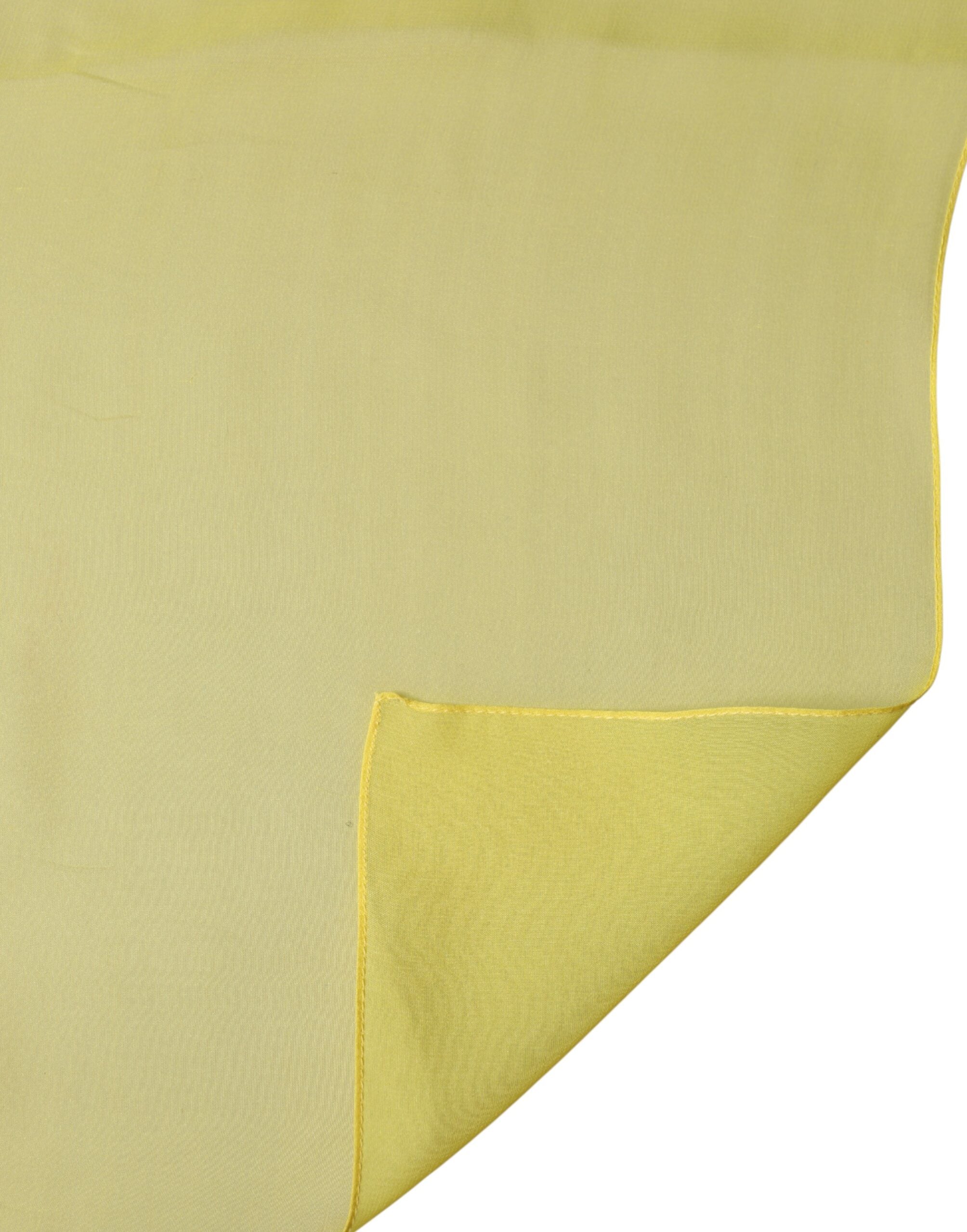 Yellow Silk Stole Neck Wrap Shawl Men 200cm x 130cm Scarf - ventzia