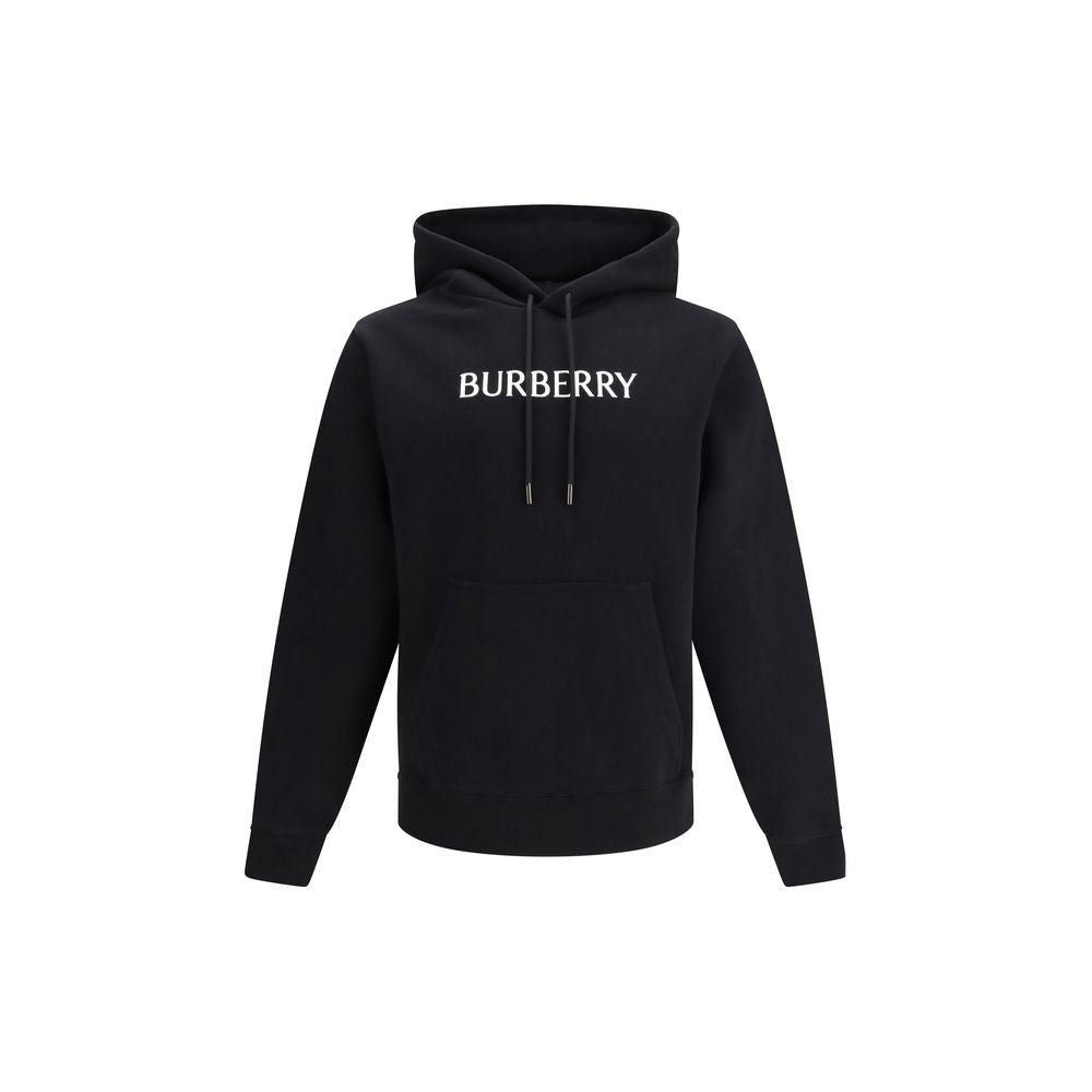 Black Cotton Sweatshirt - ventzia