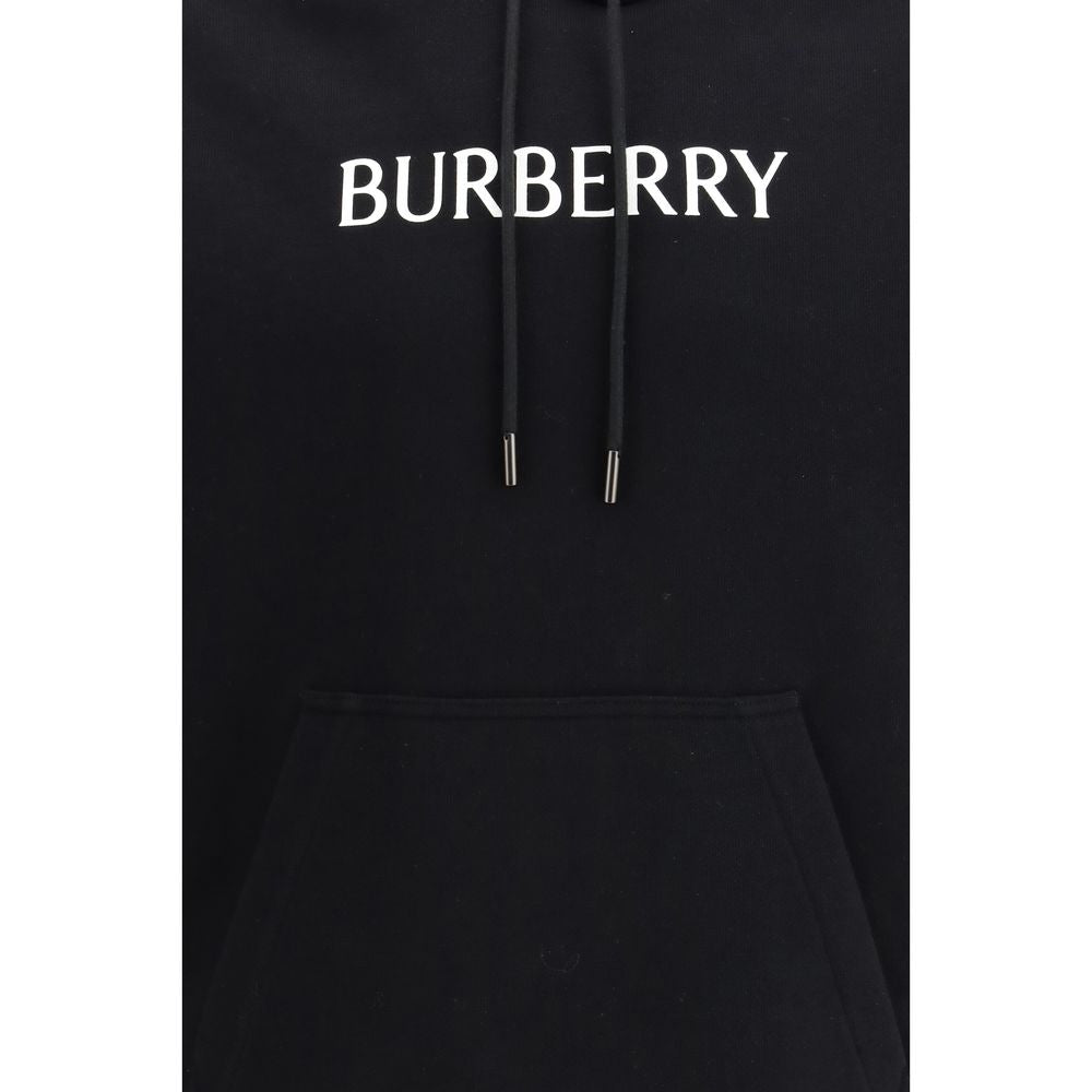 Black Cotton Sweatshirt - ventzia