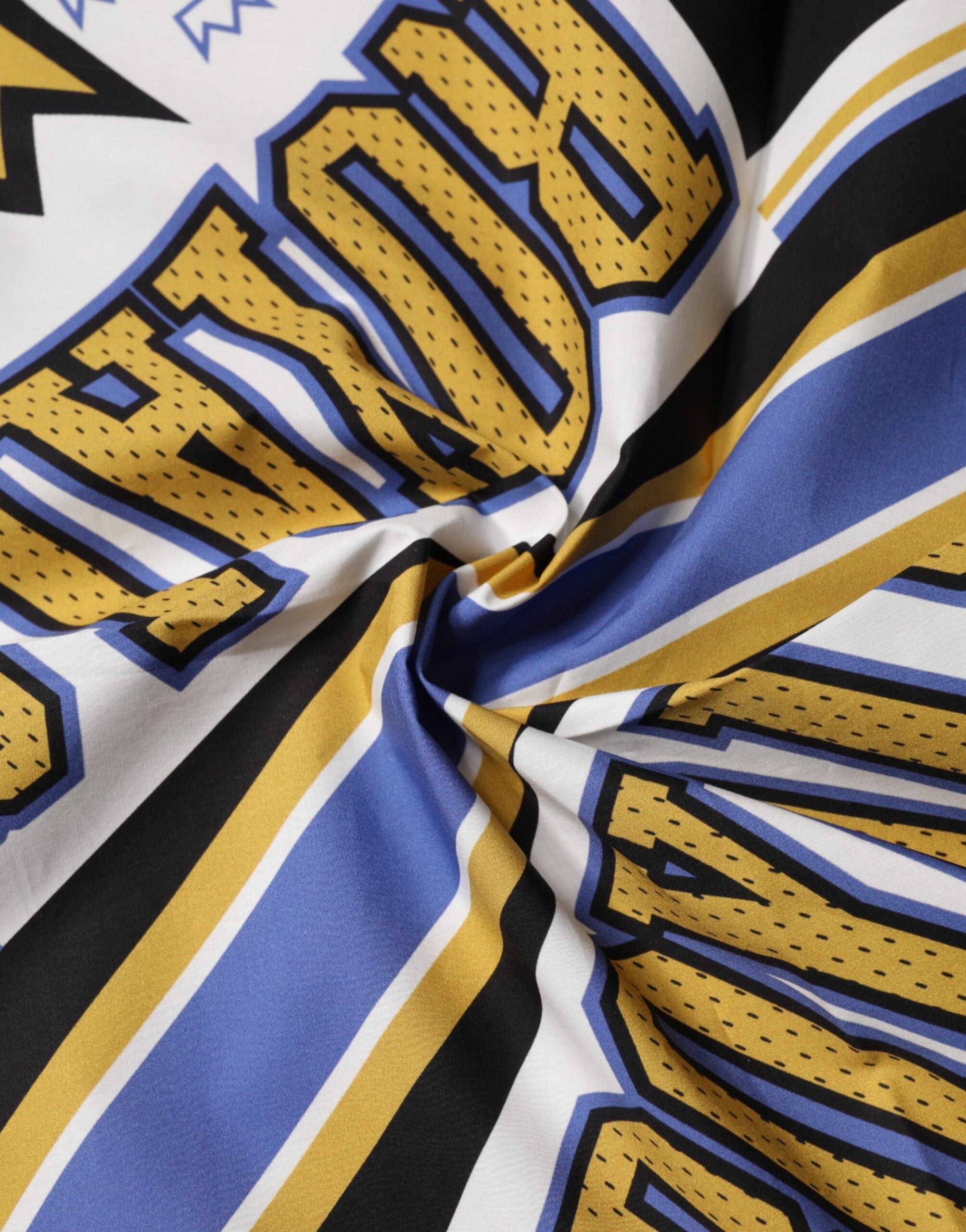 Multicolor DG Royals Square Foulard Men 50cm x 50cm Scarf - ventzia