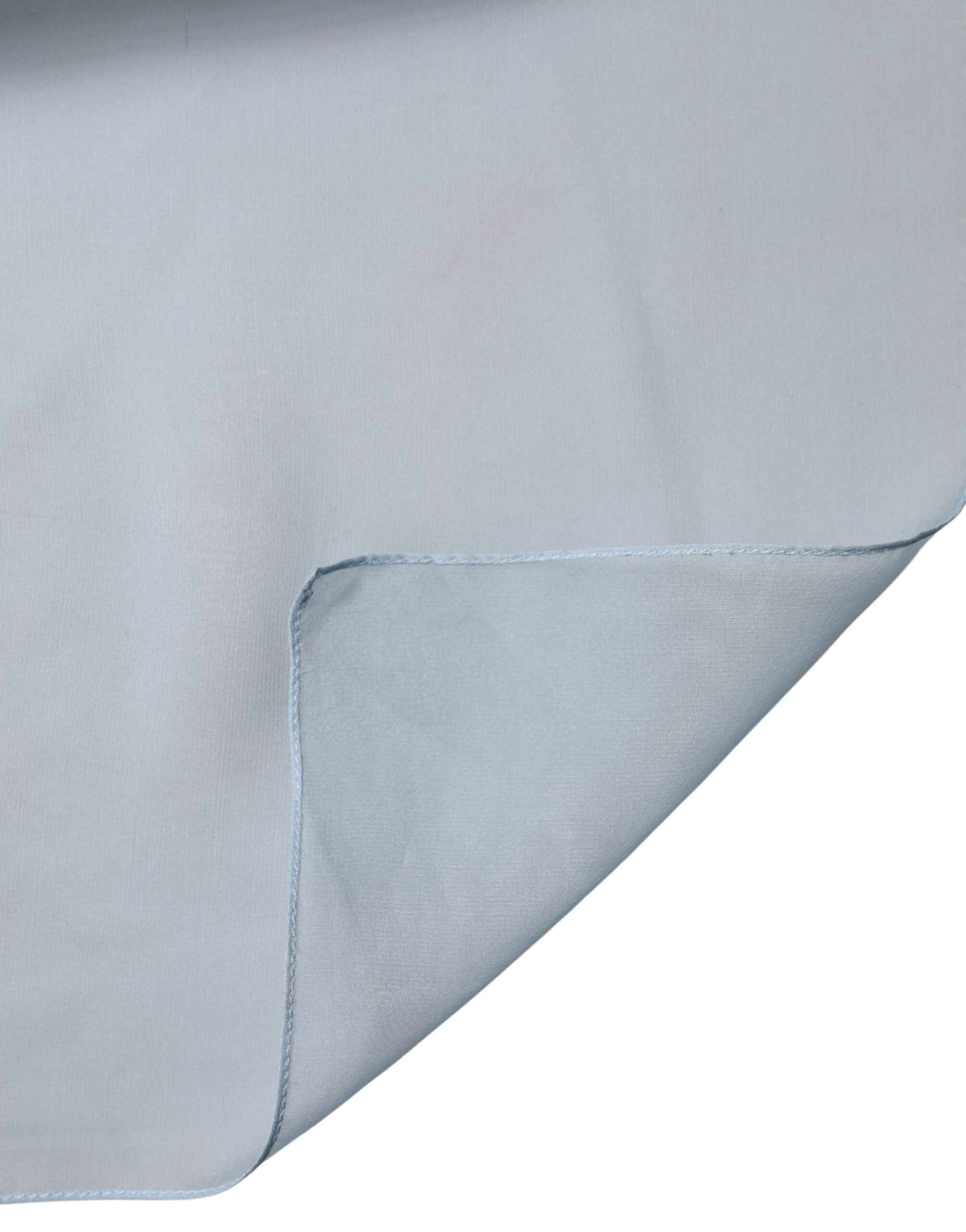 Light Blue Silk Stole Neck Wrap Shawl 200cm x 130cm Scarf - ventzia