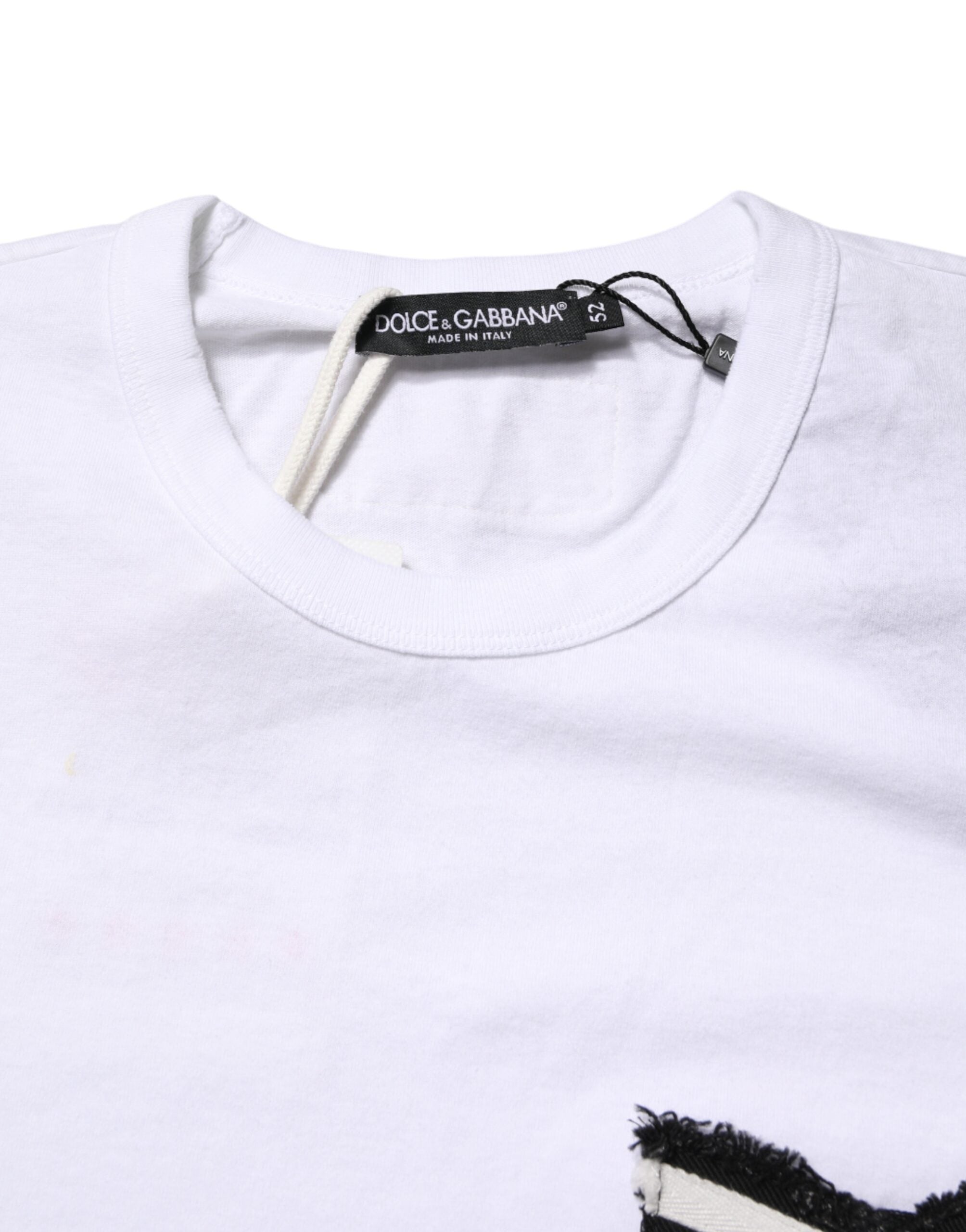 White Stripes Cotton Crew Neck Tee  T-shirt - ventzia