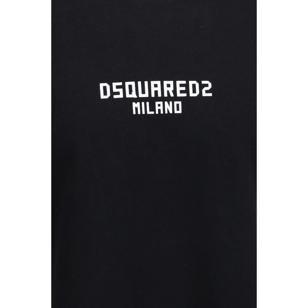 Black Cotton T-Shirt - ventzia
