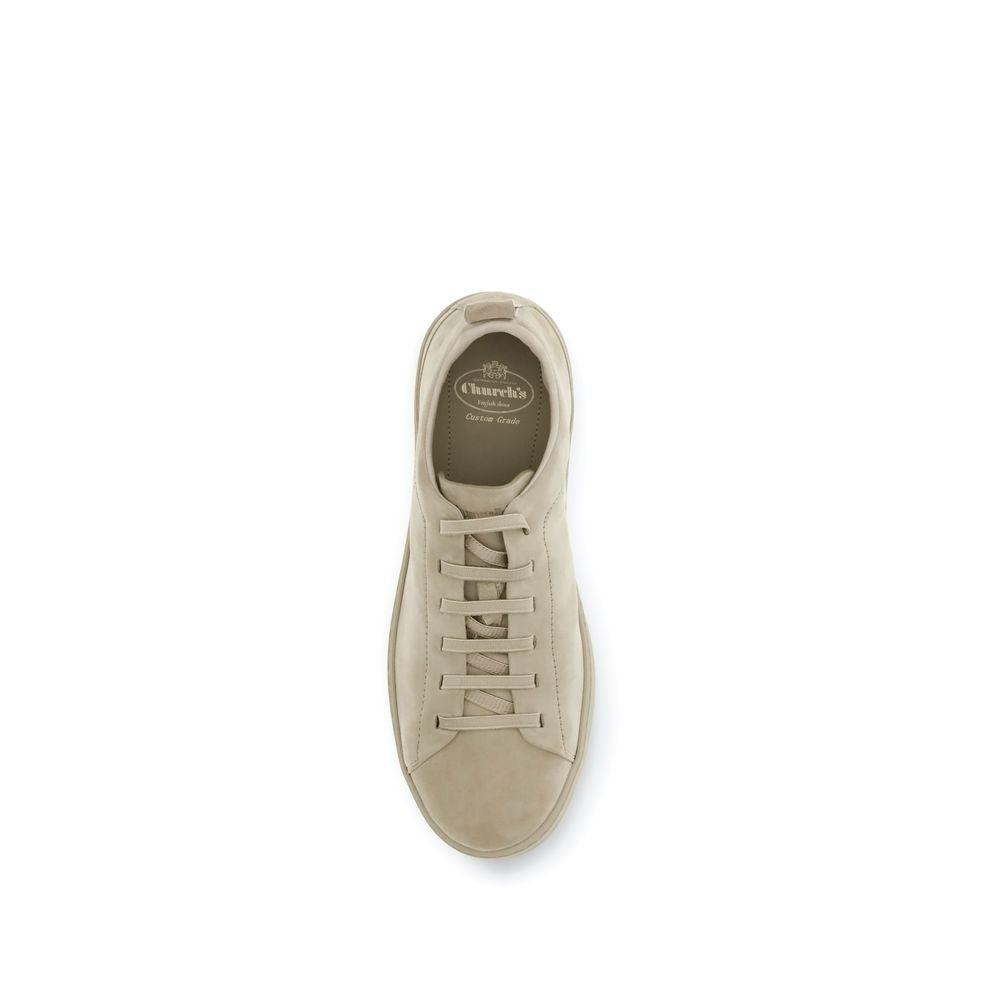 Gray Calf Leather Bos Taurus Low Top Sneakers - ventzia
