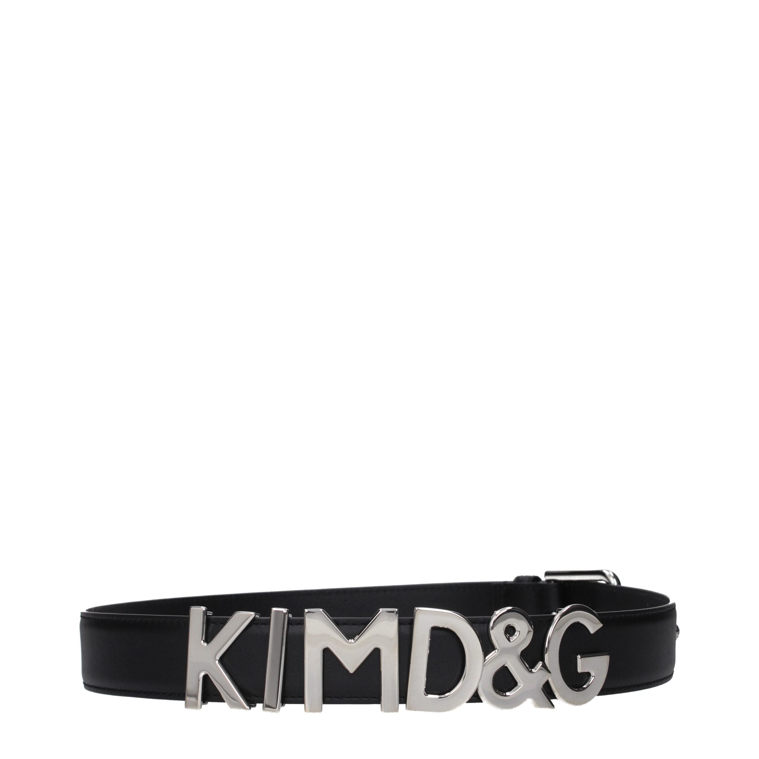 Black Leather Regular Belt - ventzia