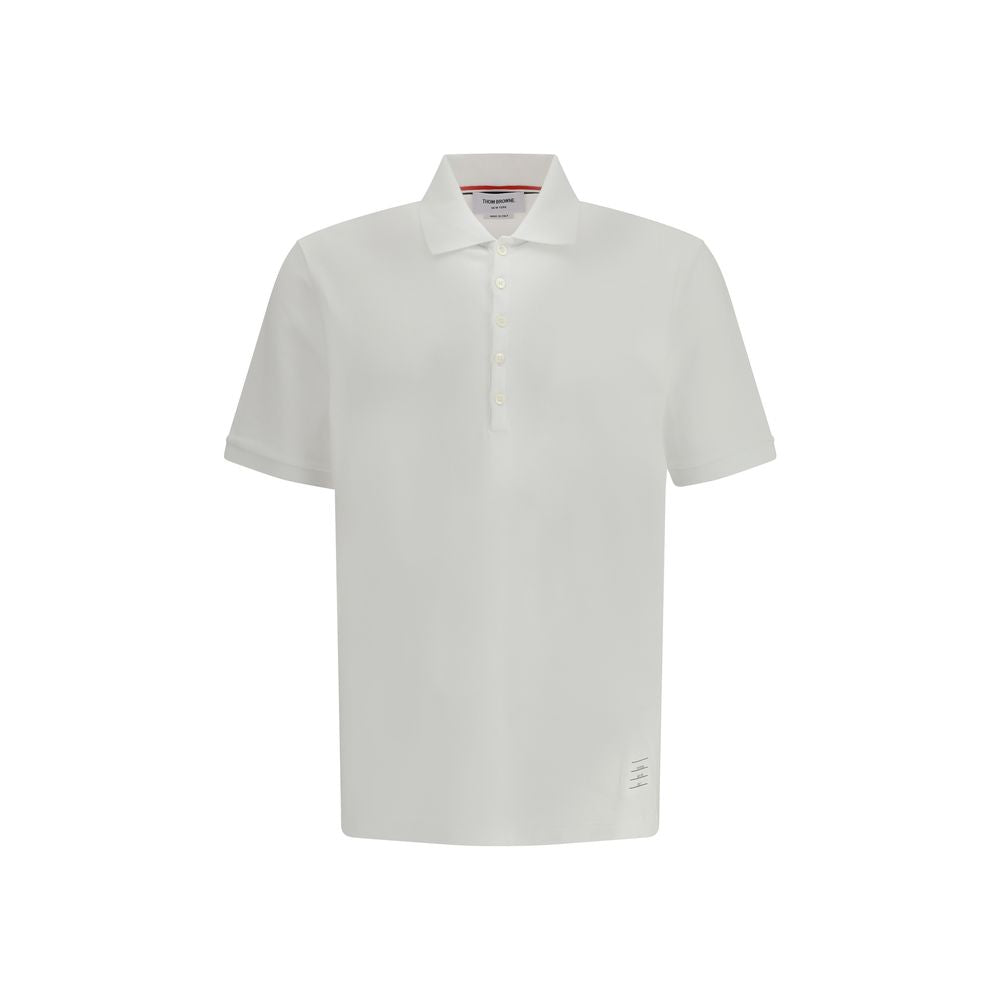 White Cotton Polo Shirt - ventzia