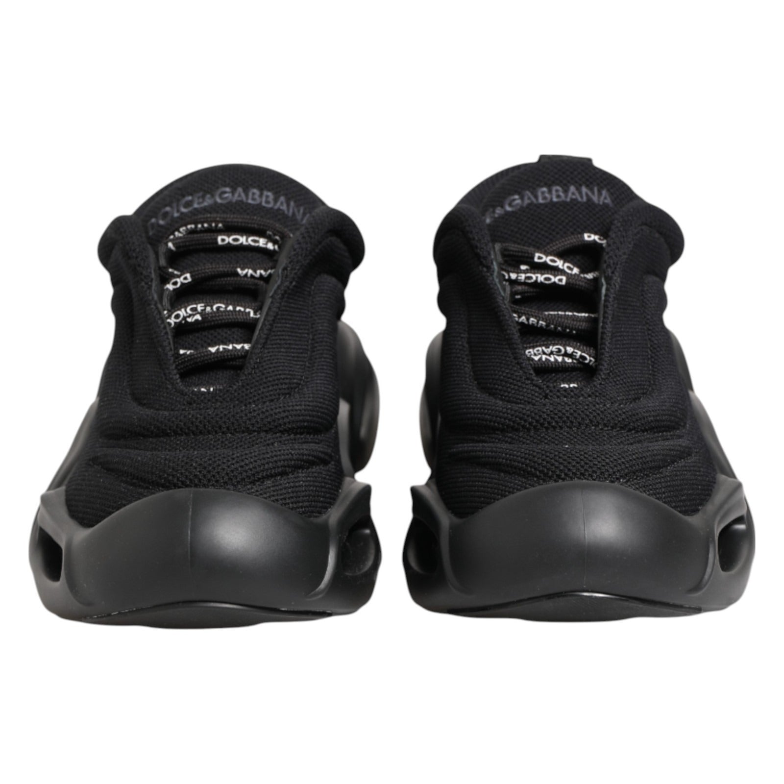 Black Slip On Low Top Wave Sneakers Shoes - ventzia