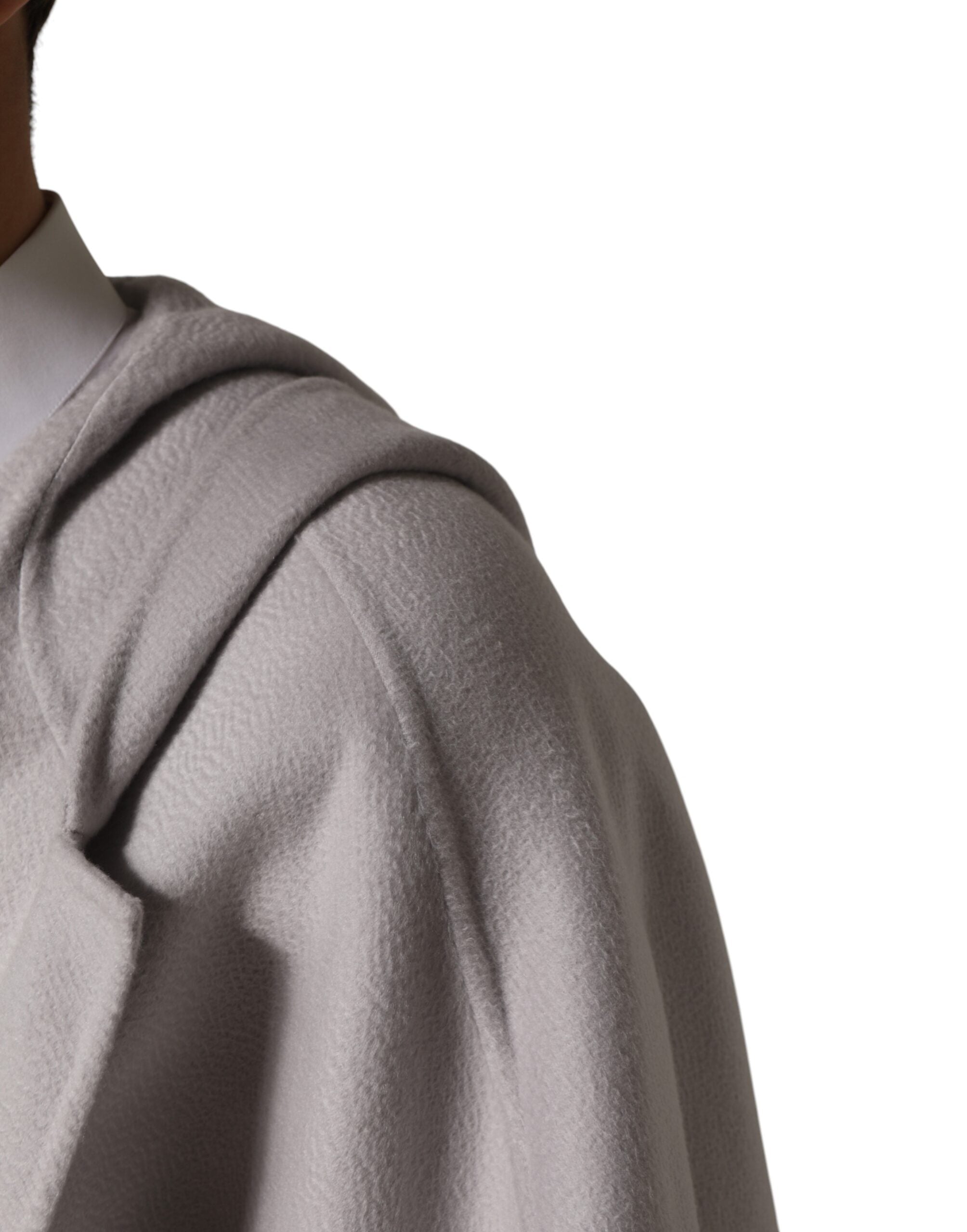 Off White Belted Long Trench Coat Men Jacket - ventzia