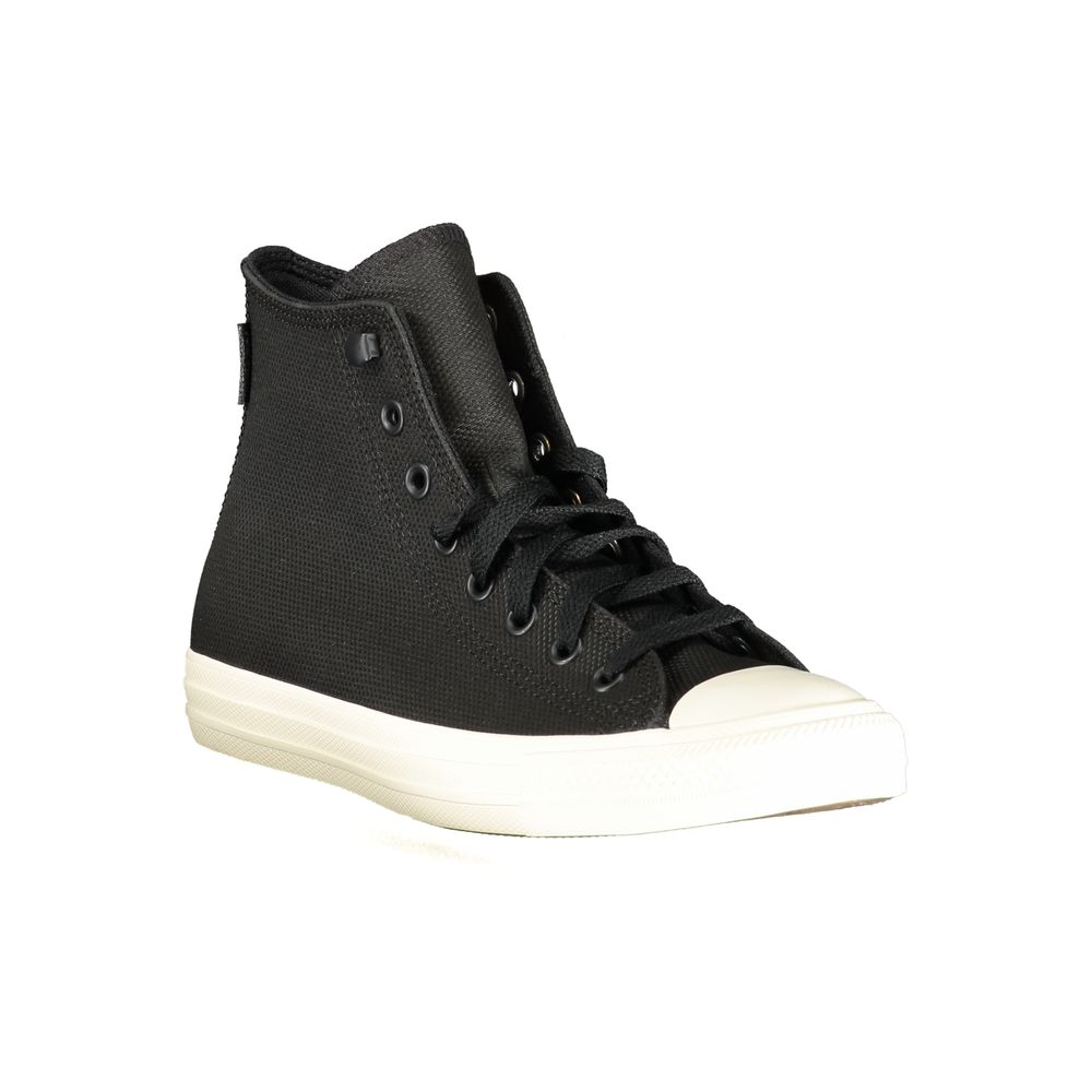 Black Leather Unisex Sneaker - ventzia
