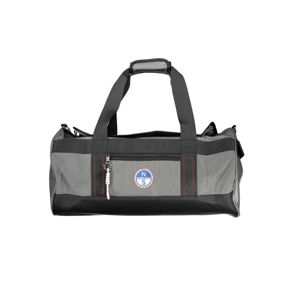 Grigio Polyester Men's Duffle Bag - ventzia
