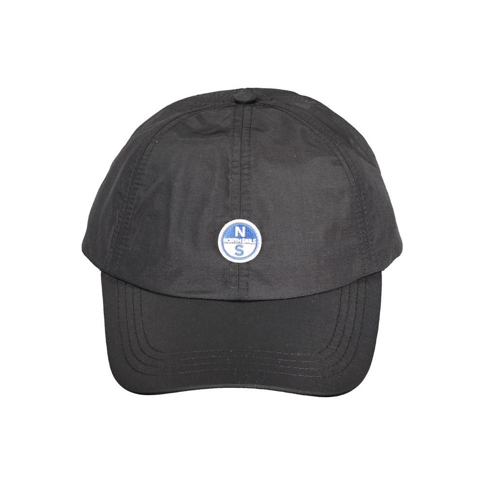 Nero Polyester Mens Cap - ventzia