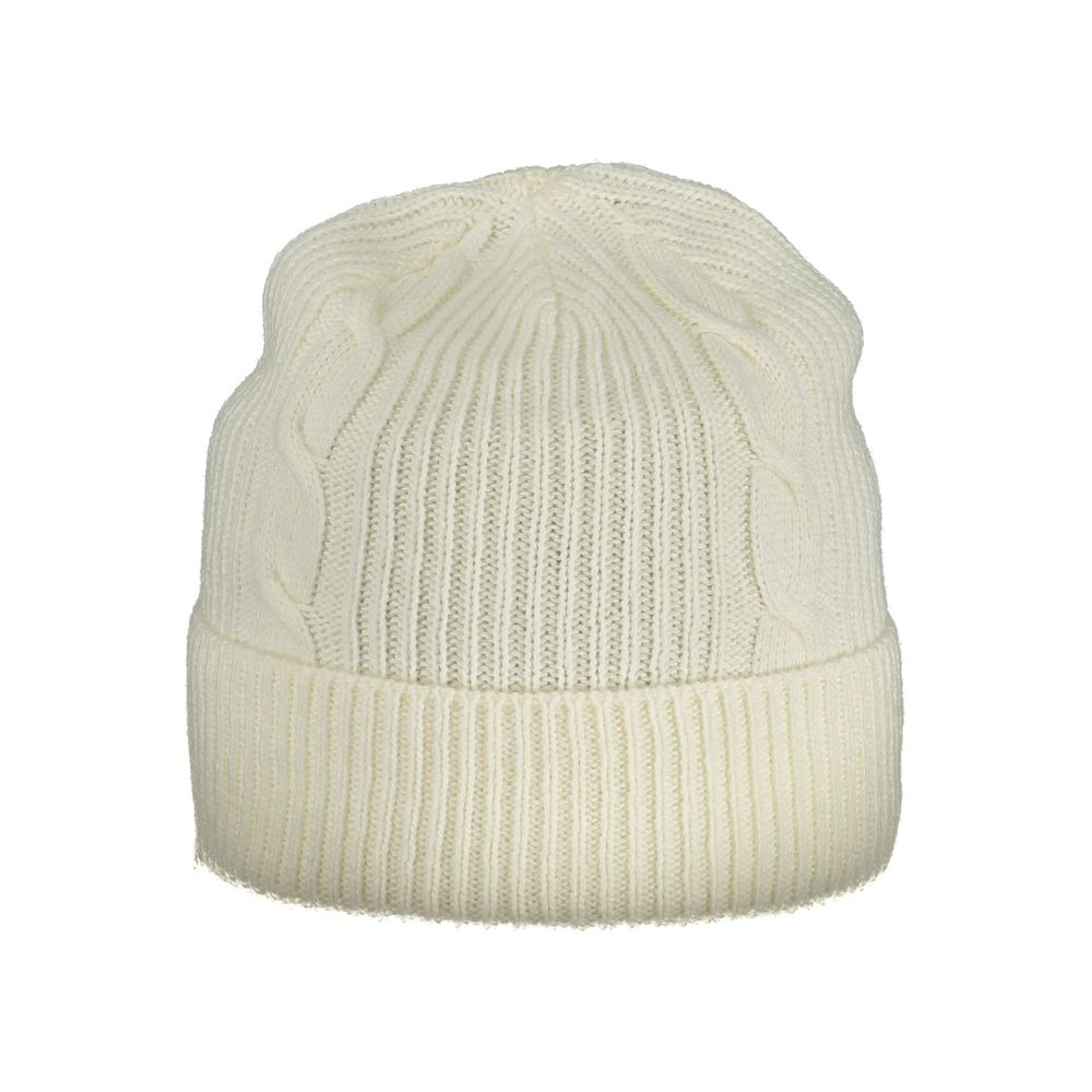 White Polyamide Women Cap - ventzia