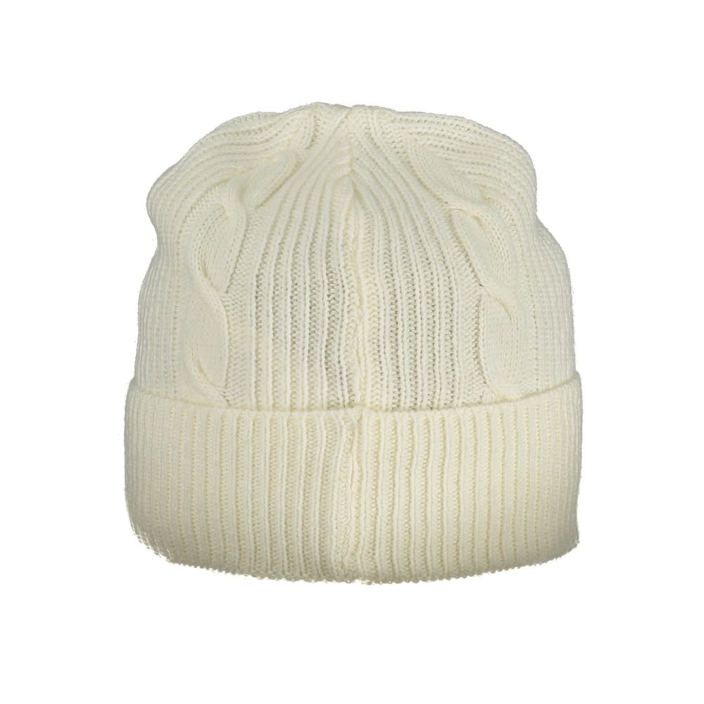 White Polyamide Women Cap - ventzia