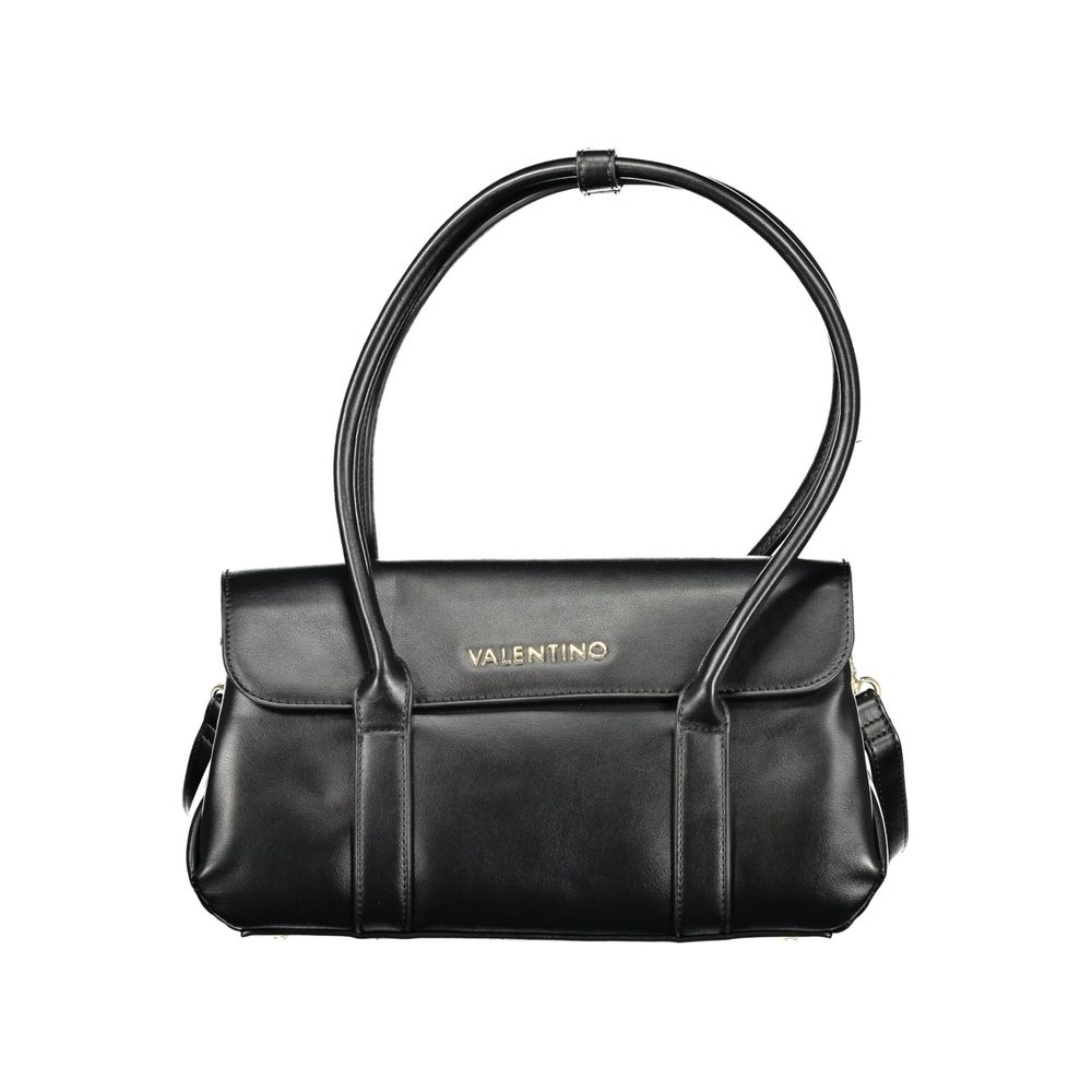 Nero Poliuretano Woman Shoulder Bag - ventzia