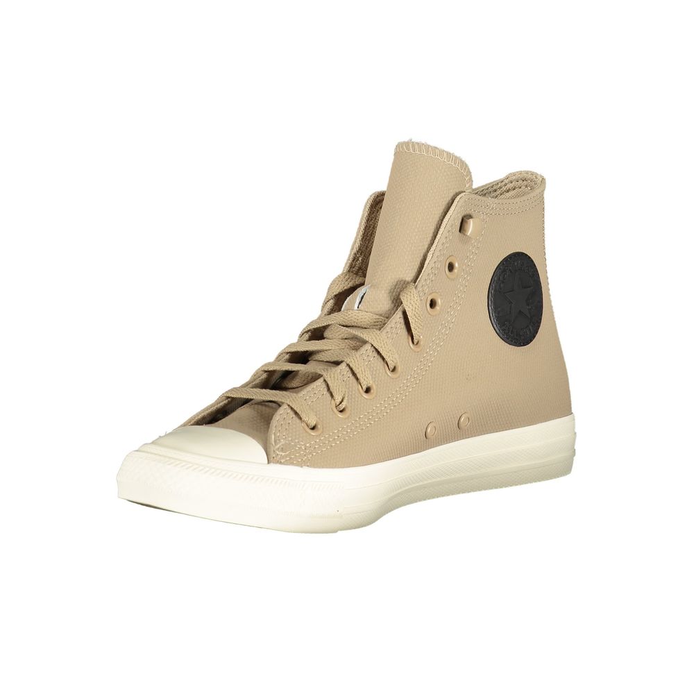 Beige Leather Unisex Sneaker - ventzia