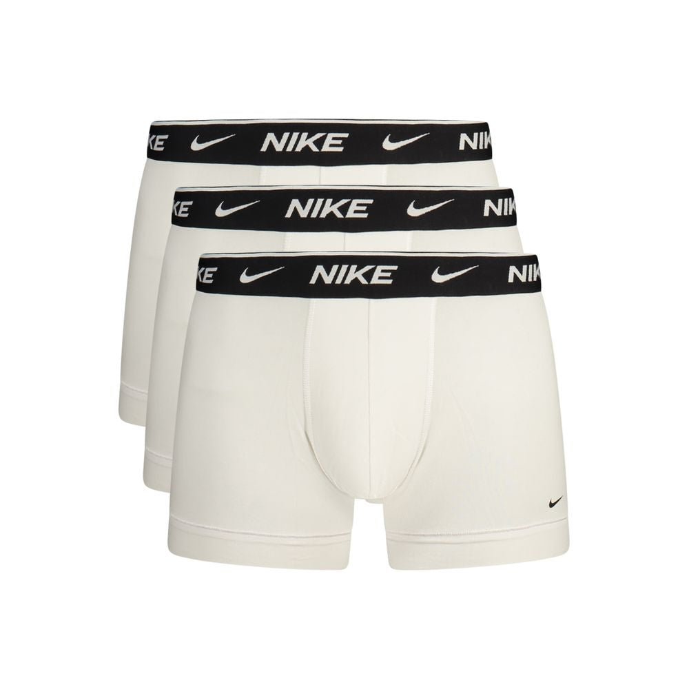 White Cotton Men's Boxer Short - ventzia