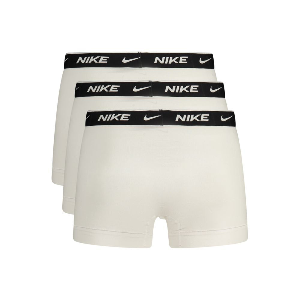 White Cotton Men's Boxer Short - ventzia