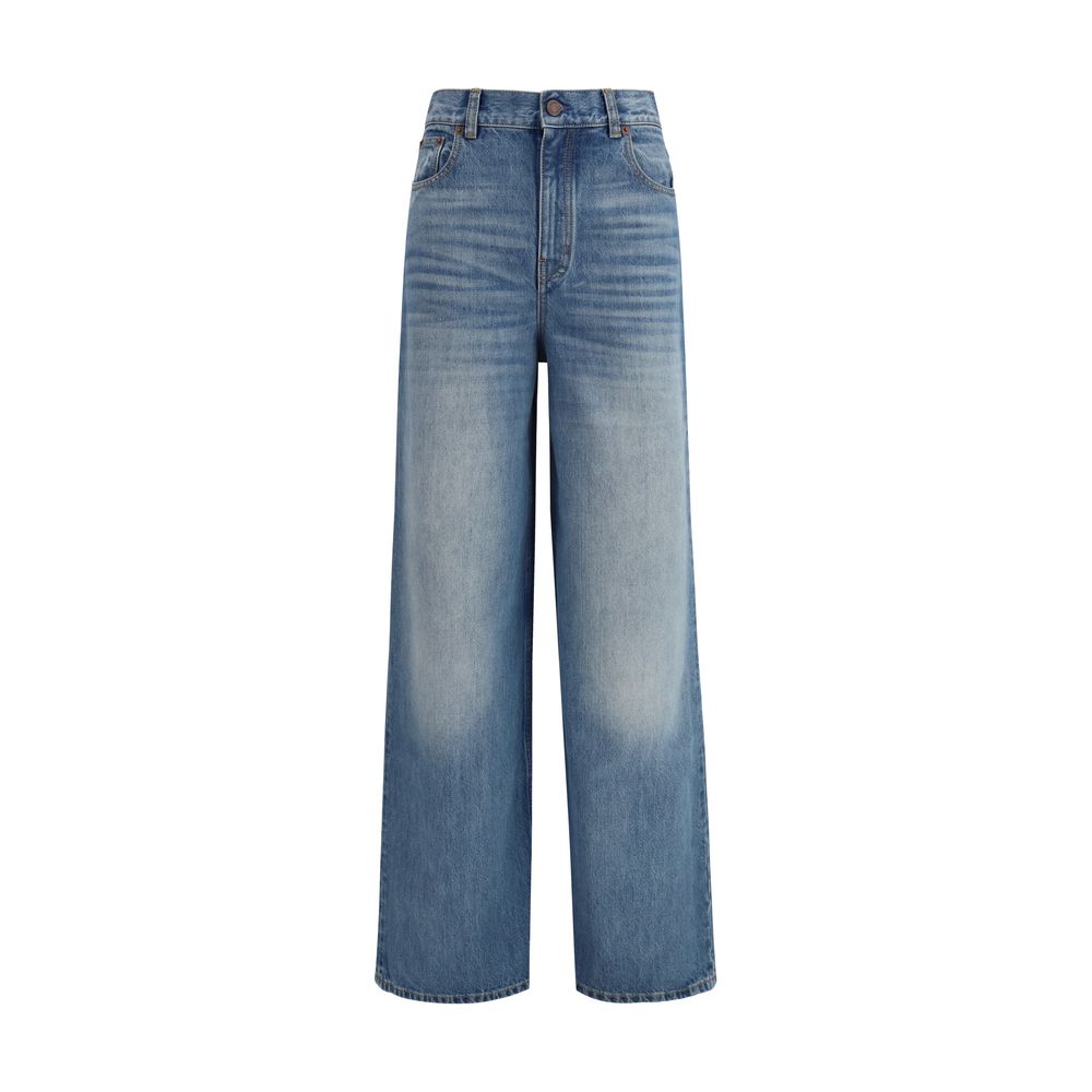 Blue Cotton Jeans Denim - ventzia