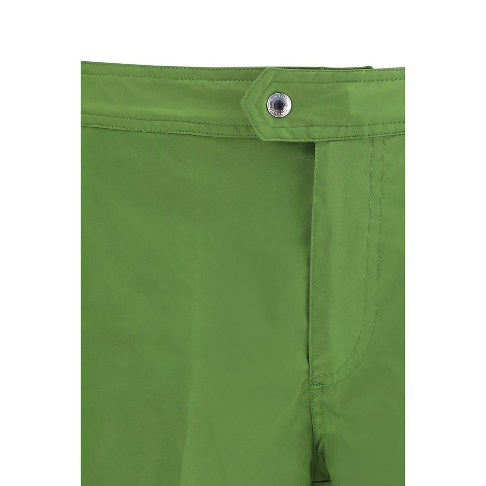 Bicolor Polyester Swim Shorts - ventzia
