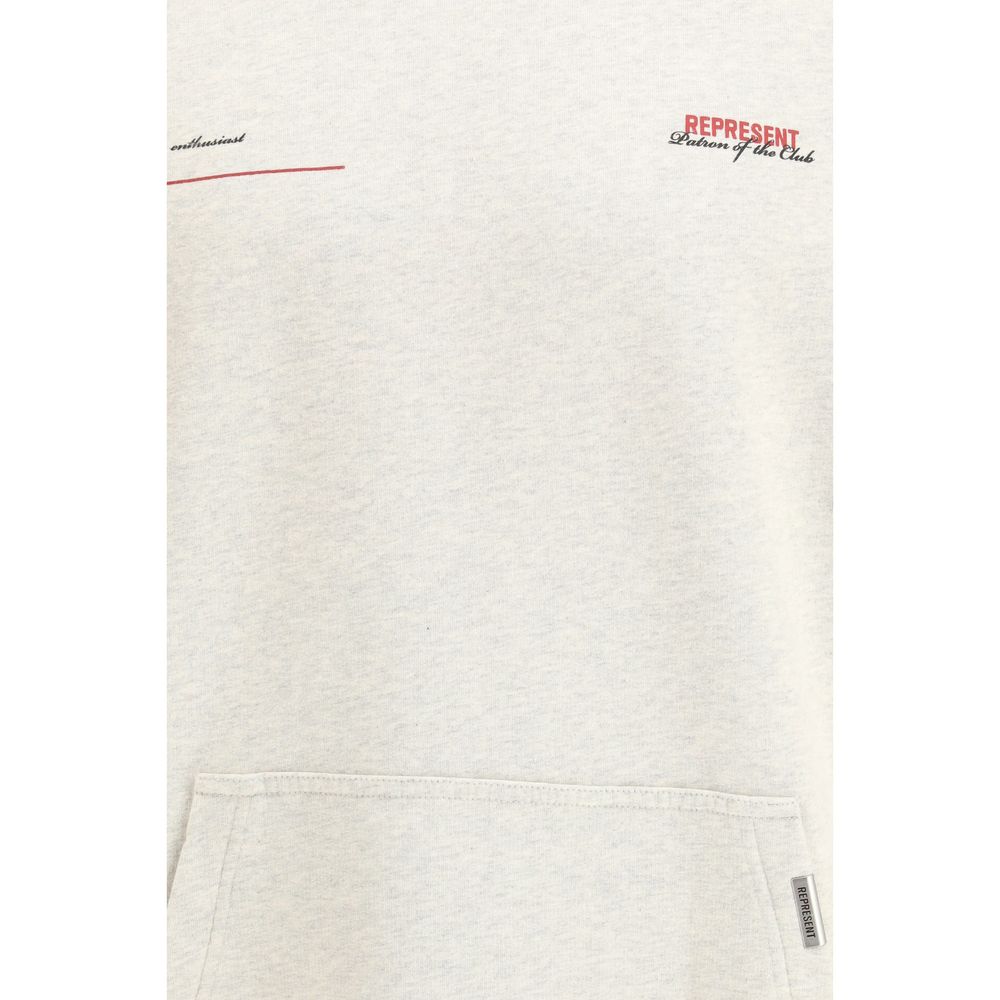 Beige Cotton Sweatshirt - ventzia
