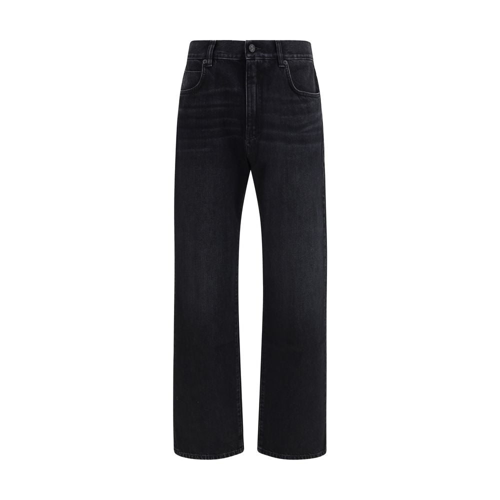Black Cotton Jeans Denim - ventzia